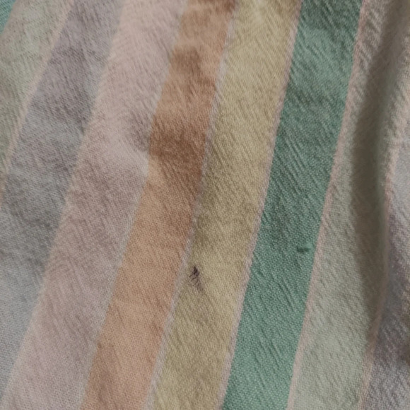 Girls size med 7/8 striped maxi tank dress pastel - Picture 5 of 7